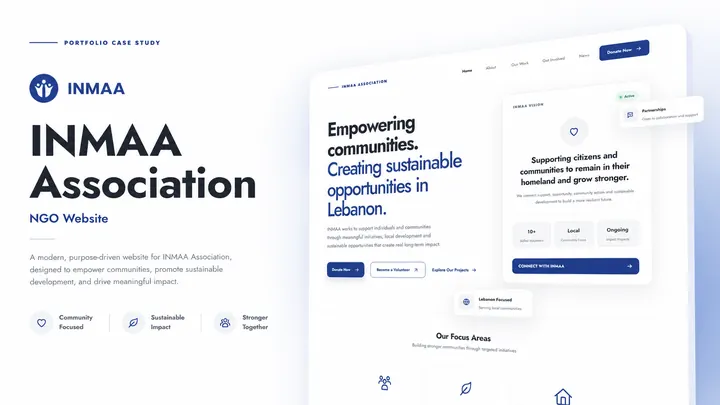 INMAA Association — NGO Website by SiteCoders