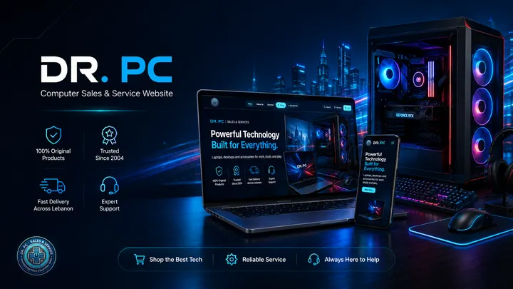 DR. PC — Computer Sales & Service Website by SiteCoders