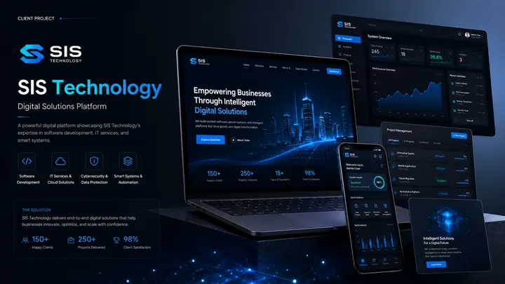 SIS Technology — Digital Solutions Platform by SiteCoders